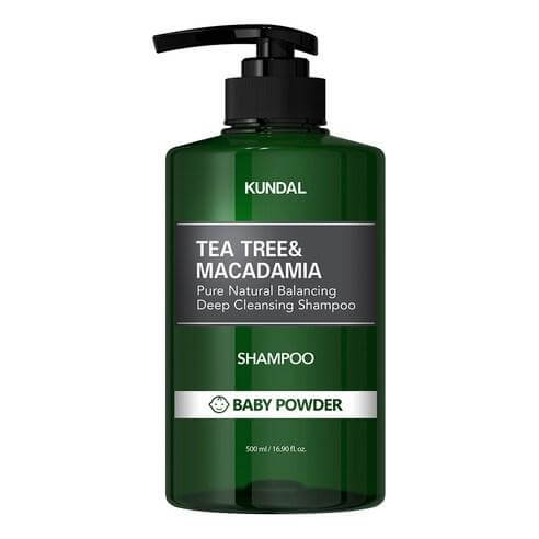 KUNDAL 茶树澳洲坚果深层清洁婴儿洗发露爽身粉 500ml