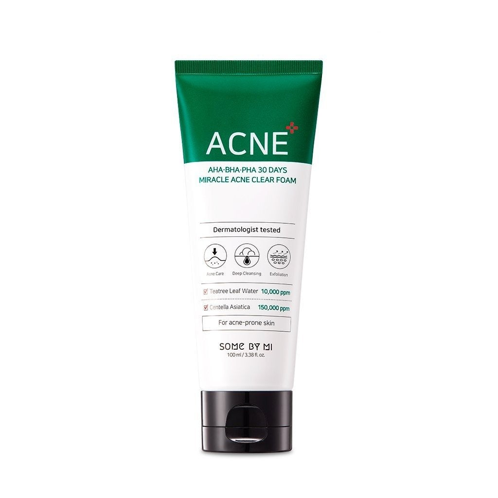 SOME BY MI AHA-BHA-PHA 30 Days Miracle Acne Clear Foam 100ml