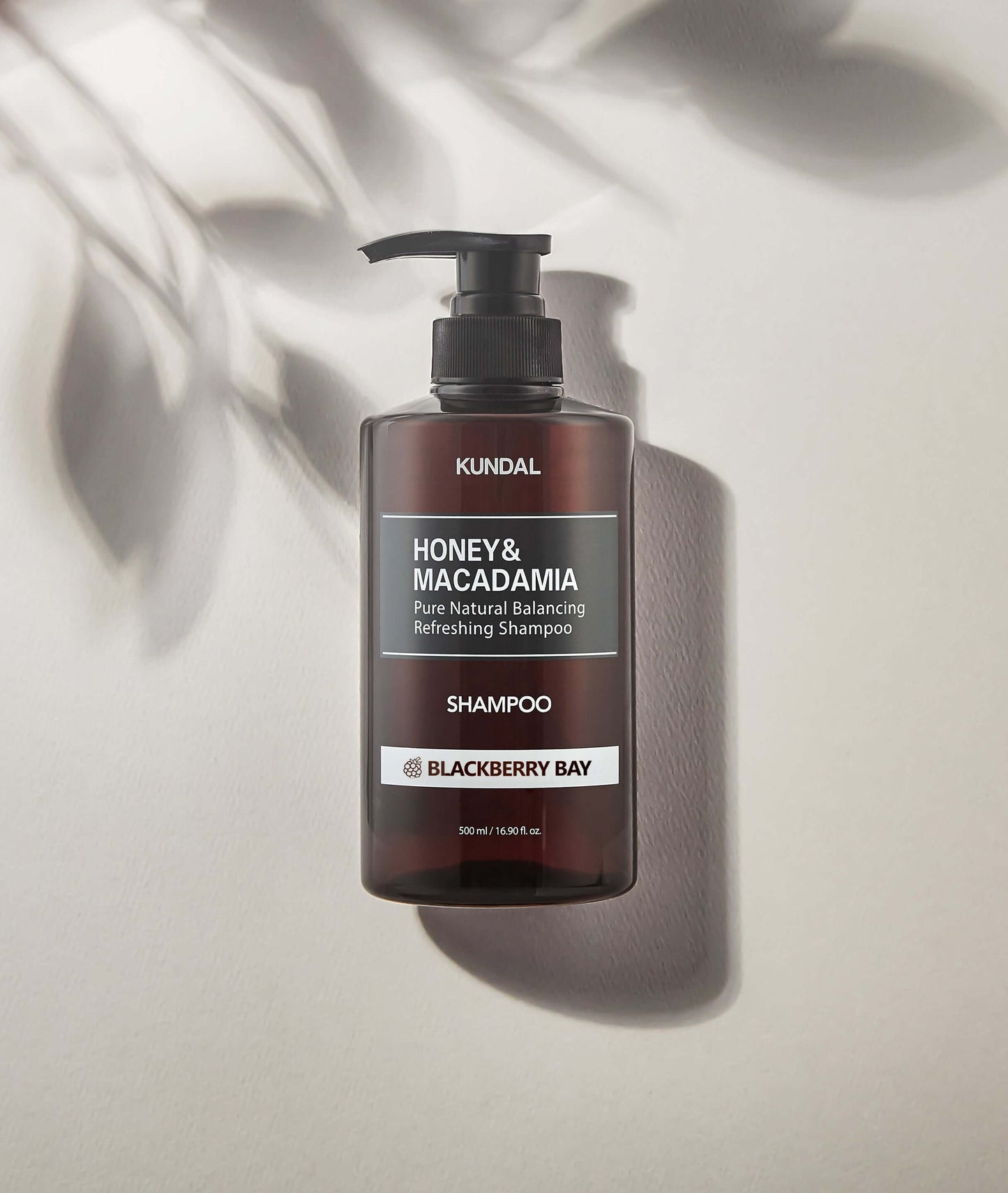 KUNDAL 蜂蜜和澳洲坚果纯天然平衡清爽洗发水 500ml #BLACKBERRY BAY