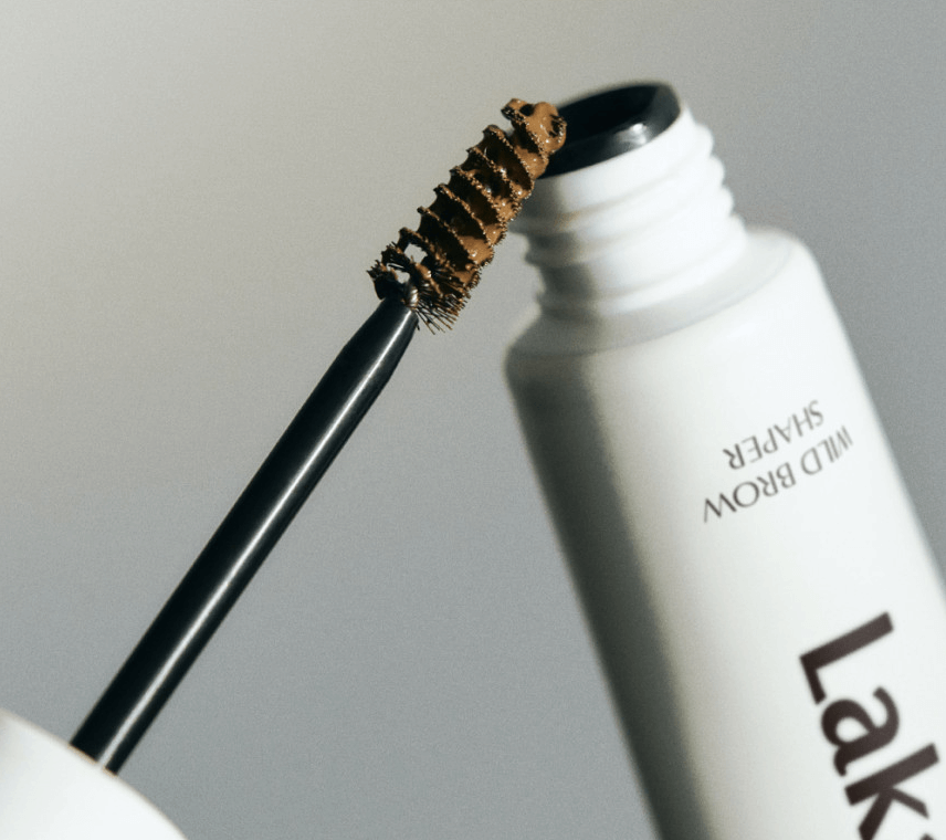 Laka Wild Brow Shaper with applicator brush for brow grooming and defining features.