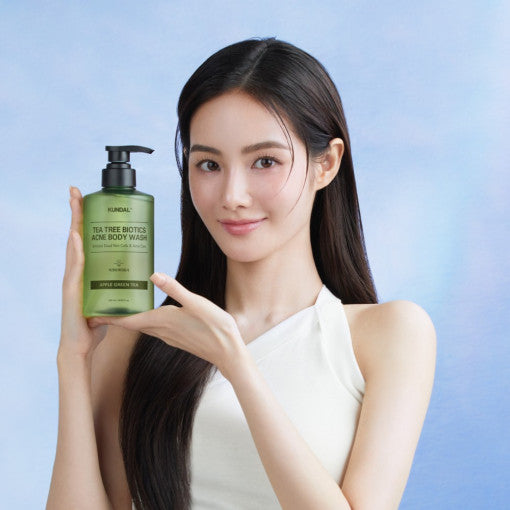 KUNDAL Tee Tree Bioticts 祛痘沐浴露 500ml #苹果绿茶