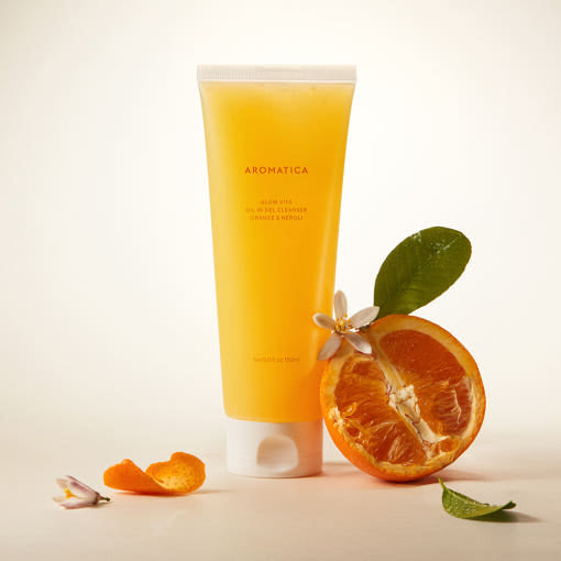 AROMATICA Glow Vita 油性凝胶洁面乳 橙花橙花 150ml