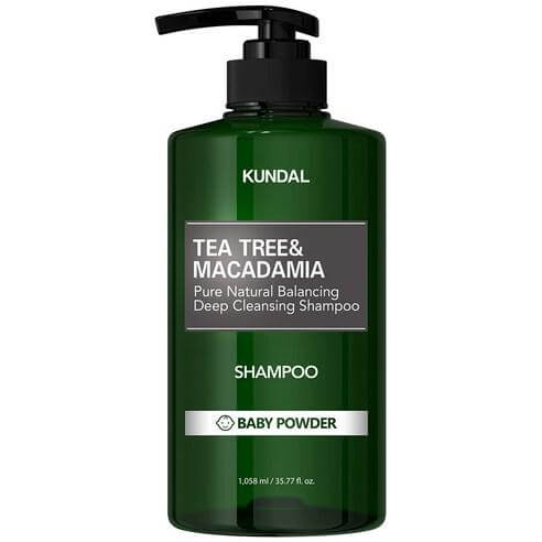 KUNDAL 茶树澳洲坚果深层清洁婴儿洗发露爽身粉 1058ml