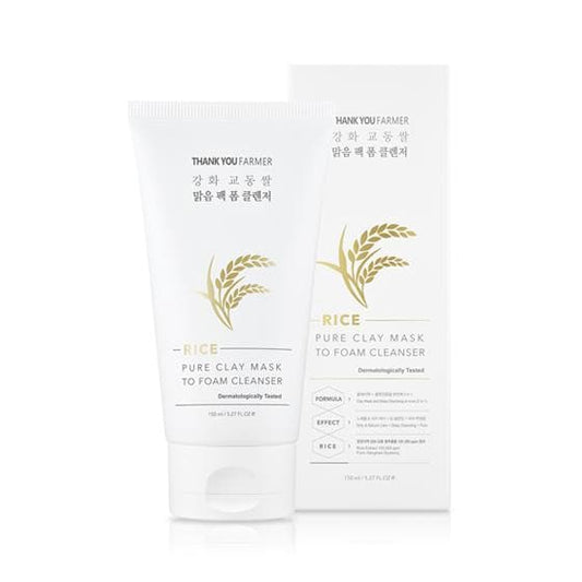 THANK YOU FARMER 大米纯泥面膜泡沫洁面乳 150ml