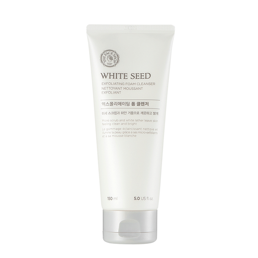 菲诗小铺 (THE FACE SHOP) 白籽亮白去角质泡沫洁面乳 150ml