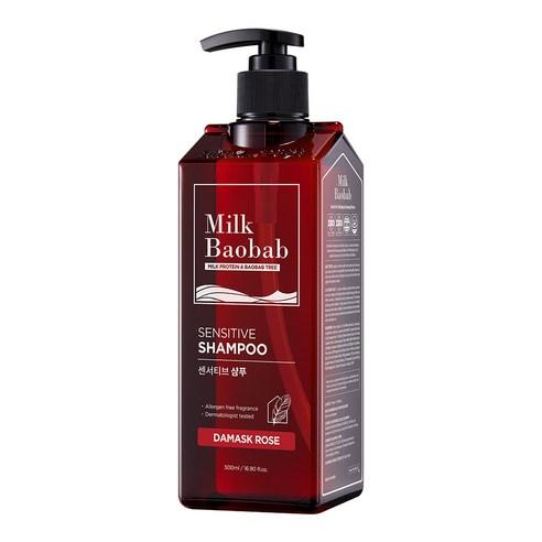 BIOKLASSE MILK BAOBAB HAIR 敏感洗发水 500ml #大马士革玫瑰