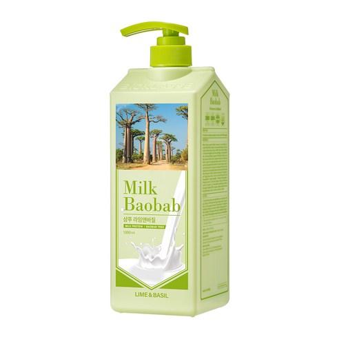 BIOKLASSE MILK BAOBAB 洗发水 1000ml #青柠和罗勒