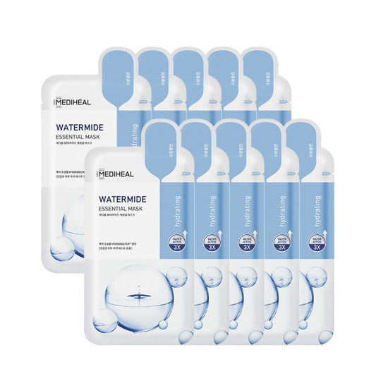 MEDIHEAL Watermide Essential Mask Sheet x 10