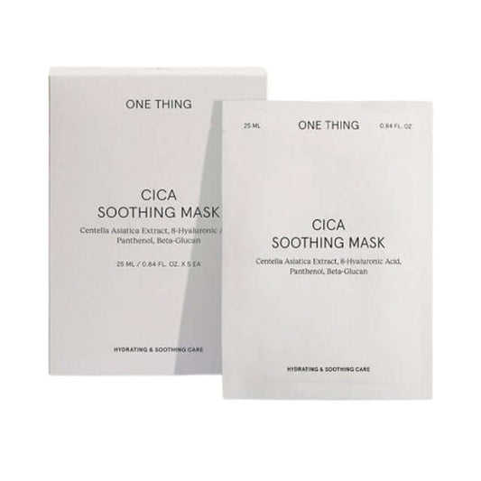 ONE THING Cica Soothing Facial Sheet Mask x 5