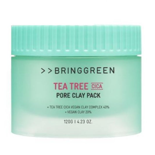 BRINGGREEN 茶树积雪草毛孔泥面膜 120g