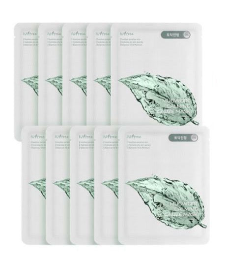 Isntree Mugwort Calming Gauze Mask x 10