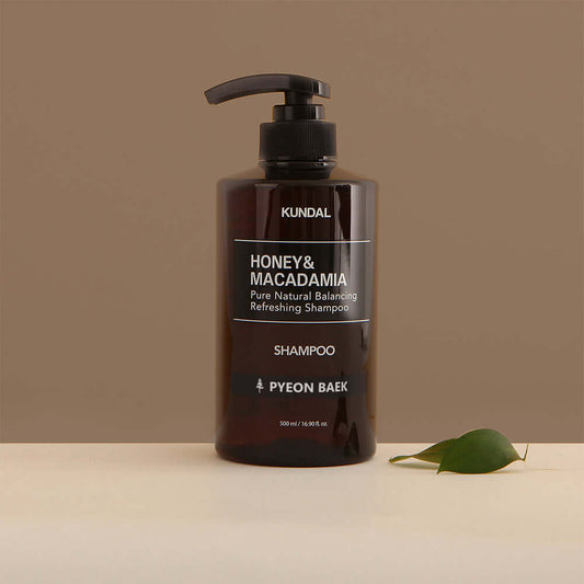 KUNDAL 蜂蜜澳洲坚果纯天然平衡清爽洗发水 500ml #PYEON BAEK