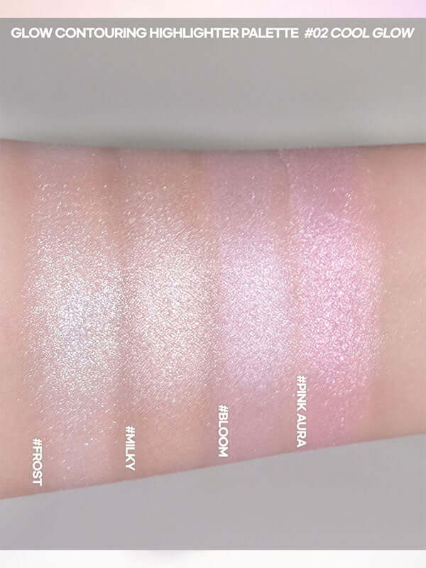 WAKEMAKE Glow Contouring Highlighter Palette