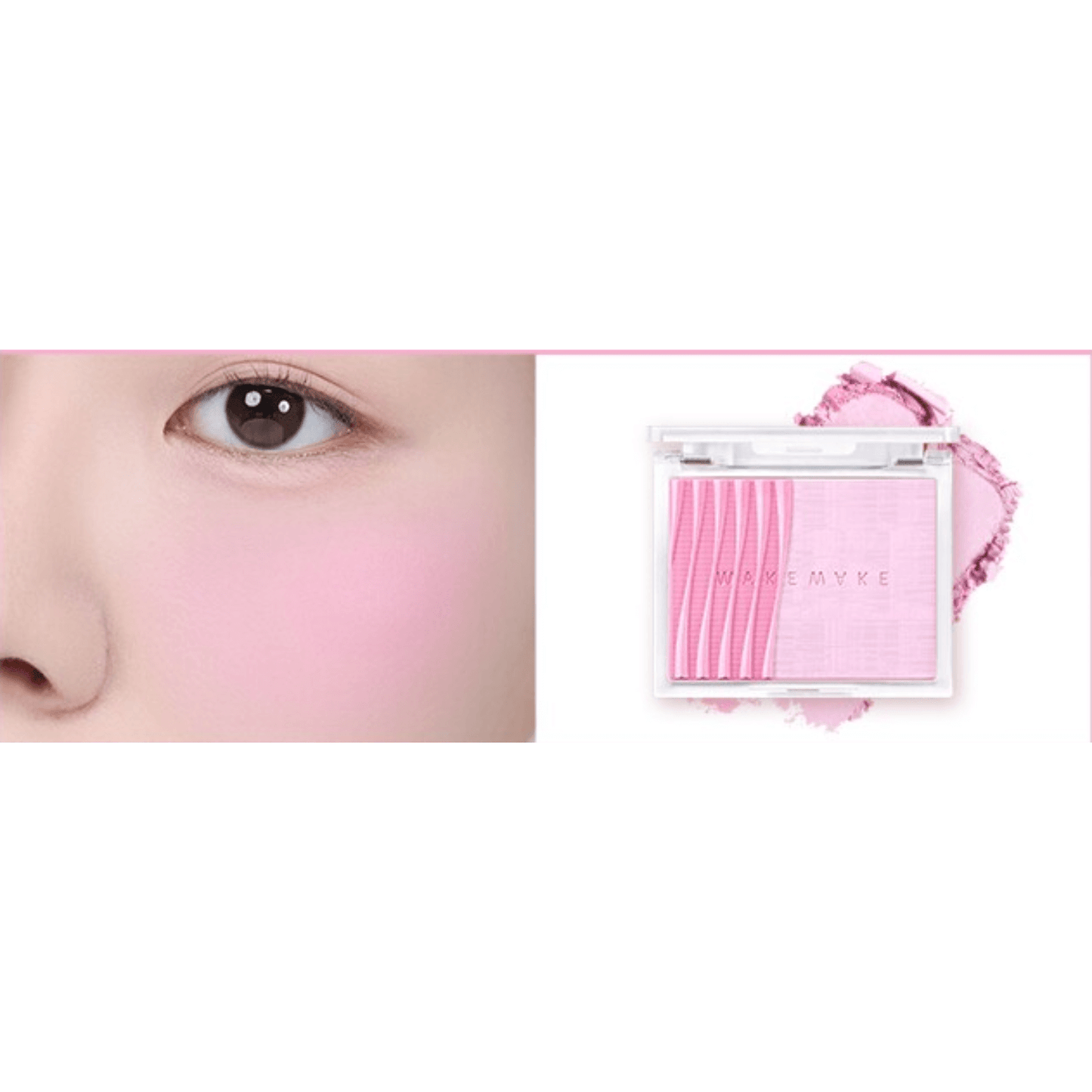 WAKEMAKE Sheer Layering Dual Blusher