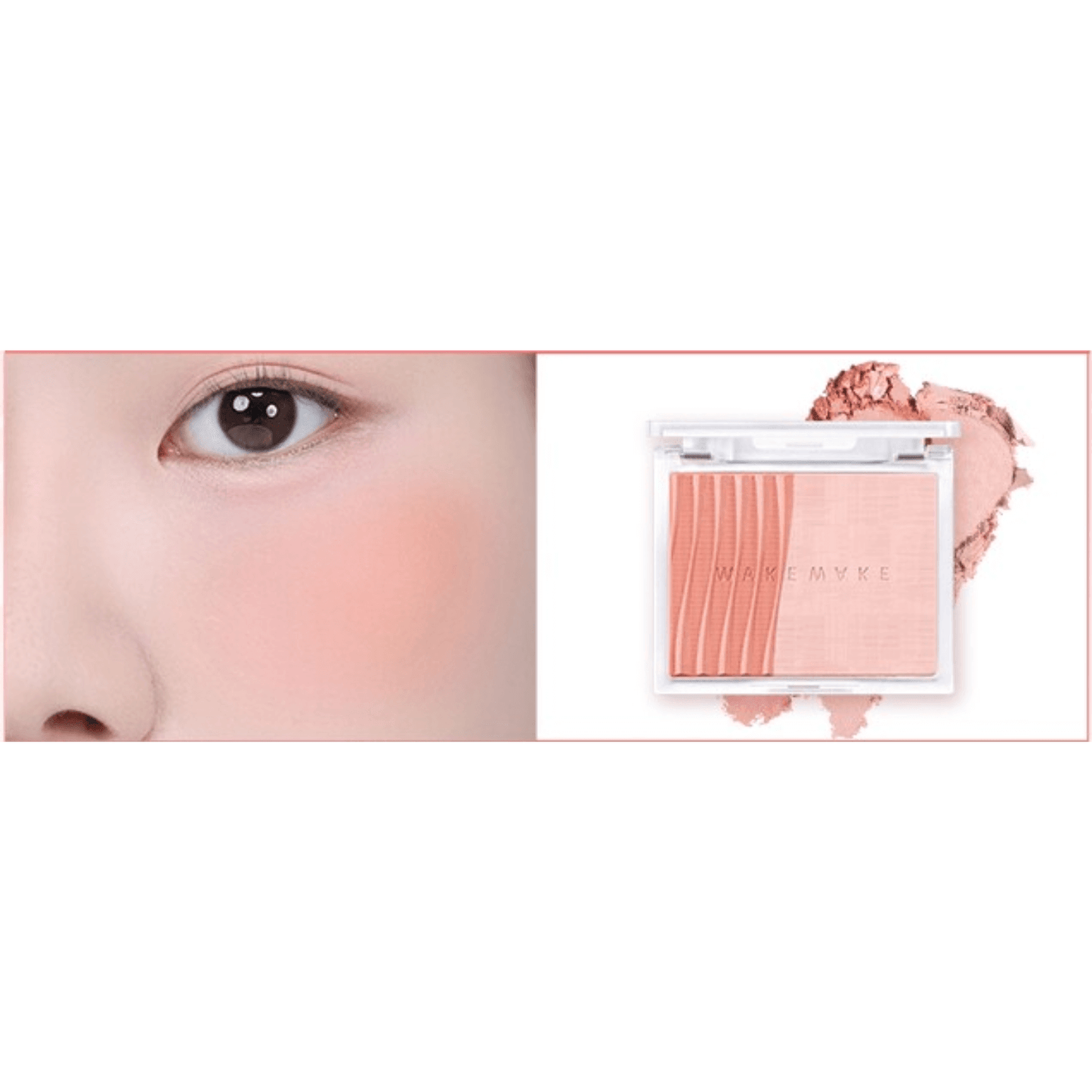 WAKEMAKE Sheer Layering Dual Blusher