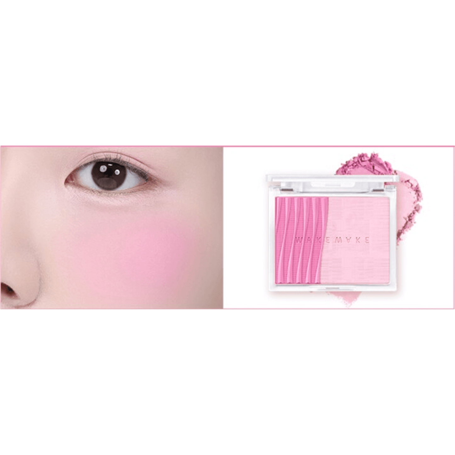 WAKEMAKE Sheer Layering Dual Blusher