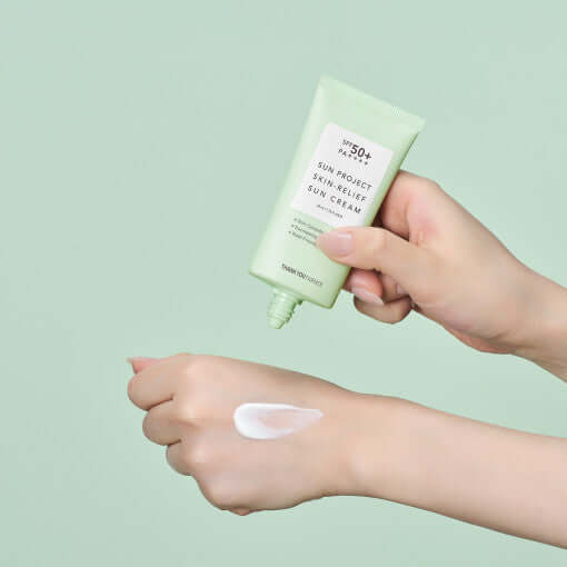 THANK YOU FARMER Sun Project Skin Relief Sun Cream SPF50+ PA++++ 50ml