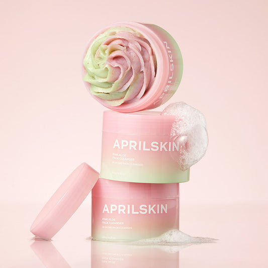 APRILSKIN Pink Aloe Mask-to-Foam Soothing Cleanser 