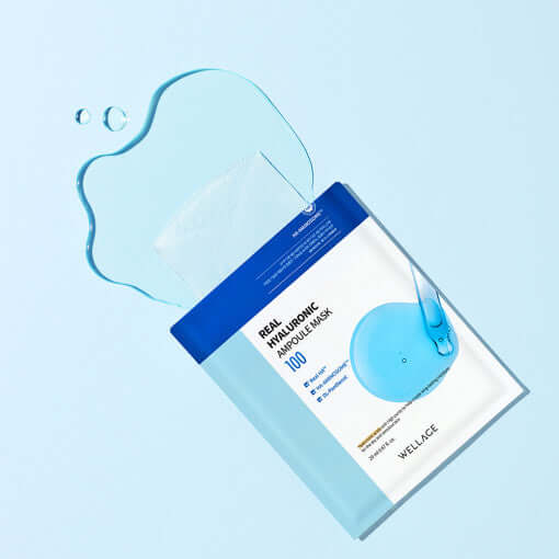 WELLAGE Real Hyaluronic Ampoule Mask Sheet 20ml X 10