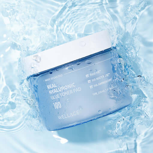 WELLAGE Real Hyaluronic Blue Toner Pad 70P