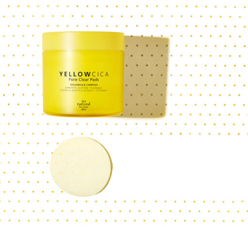 So Natural Yellow Cica 毛孔清洁垫 70片 140毫升