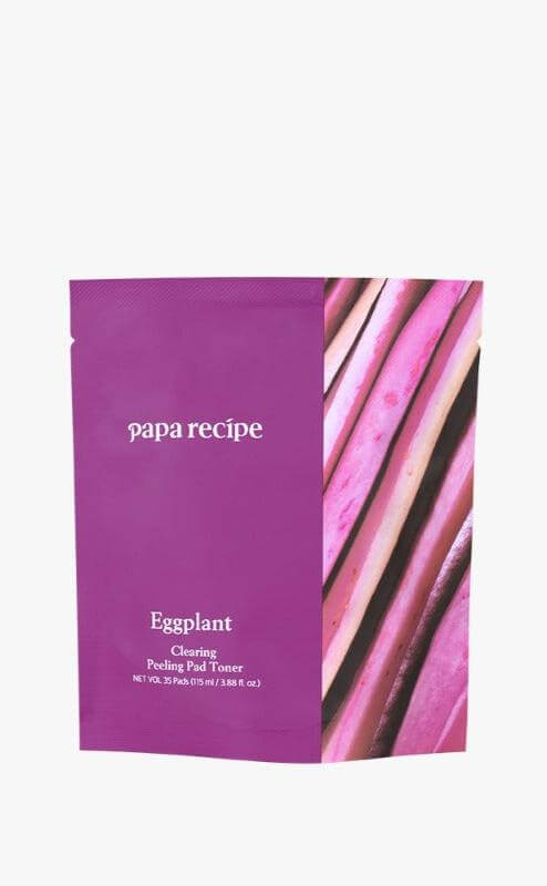 papa recipes 茄子清洁去角质棉爽肤水补充装 35 片（115 毫升）