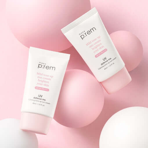 make p:rem UV Defense Me. 舒缓提亮防晒霜 50ml