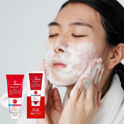 PAUL MEDISON 深红色祛痘泡沫洁面乳 155ml
