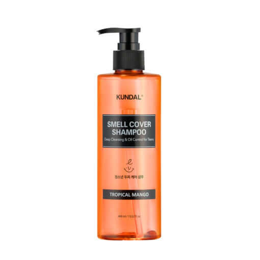 KUNDAL 全天候遮盖青少年异味洗发水 400ml #TROPICAL MANGO