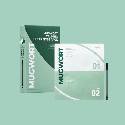 Isntree Mugwort Calming Clear Nose Pack 5pc