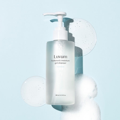 Luvum 竹子透明质酸保湿凝胶洁面乳 200ml