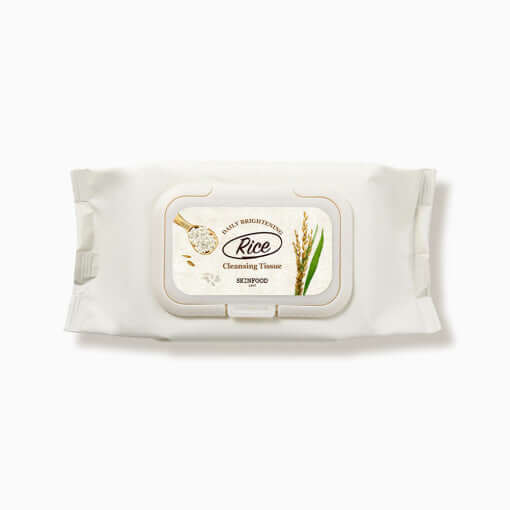 SKINFOOD 大米日常亮白卸妆湿巾 80片/380毫升