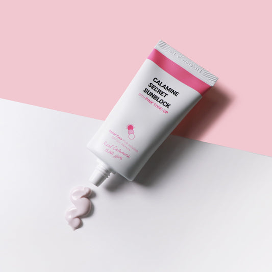 K-SECRET Calamine Secret 粉色亮肤防晒霜 50ml