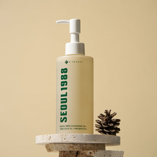 K-SECRET SEOUL 1988 卸妆油：松树积雪草 1% + 益生菌 200ml