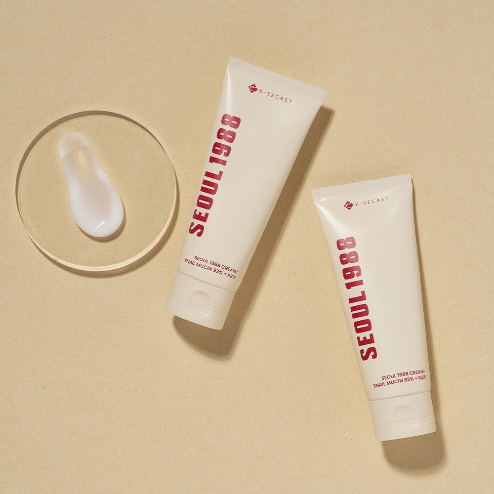 K-SECRET SEOUL 1988 面霜：蜗牛粘蛋白 93% + 大米 100ml