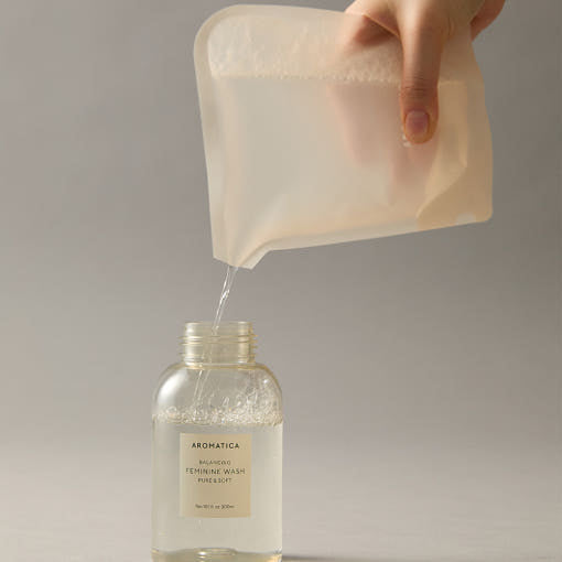 AROMATICA 纯净柔顺女性沐浴露补充装 300ml